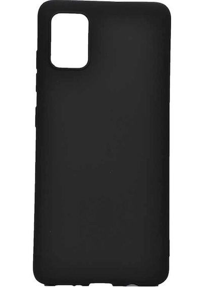 Samsung Galaxy Uyumlu A51 Kılıf Zore Premier Silikon Kapak-Siyah