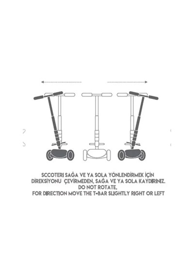 Cool Wheels Twist Led Işıklı 3 Tekerlekli Yükseklik Ayarlı PEMBE Scooter