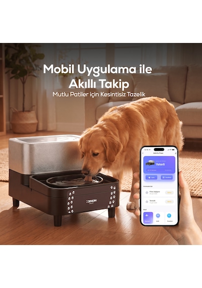 Akıllı Kedi Ve Köpek Su Pınarı 6.5l + 1.5l, Wifi, Otomatik, Çoklu Filtreli X8656