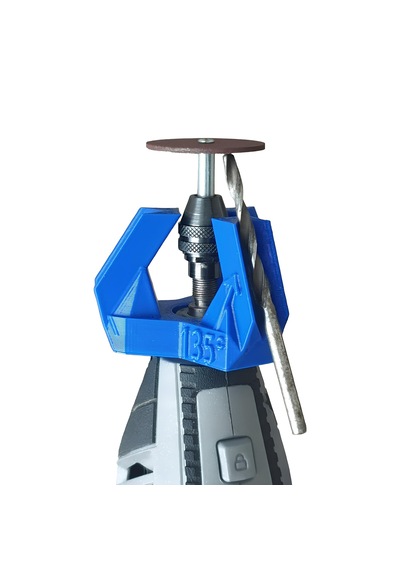 Dremel Uyumlu 3 Açılı Matkap Ucu Bileme Aparatı