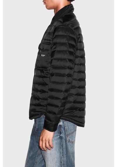 Armani Exchange Kuş Tüyü Dolgulu Klasik Yaka Kapitoneli Mont Erkek Mont Xm003317 Af16927 Uc001 Siyah