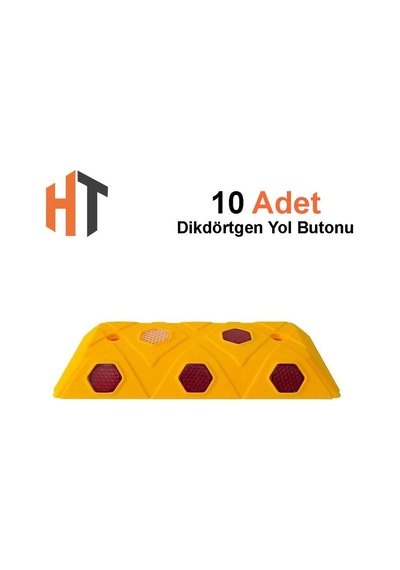 10'lu Eko Dikdörtgen Yol Butonu Seti