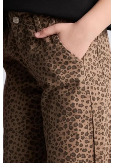 Defacto Leopar Desenli Baggy Fit Esnek Bantlı Paça Gabardin Pantolon Kız Çocuk I1701a826aubn335 Kahve-bn335 Defacto Leopar Desenli Baggy Fit Esnek Bantlı Paça Gabardin Pantolon Kız Çocuk I1701a826aubn335 Kahve-bn335