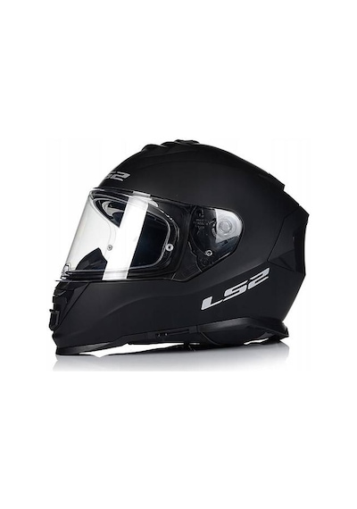 Ls2 Storm 2 Mat Siyah Kapalı Motosiklet Kaskı Mat Siyah