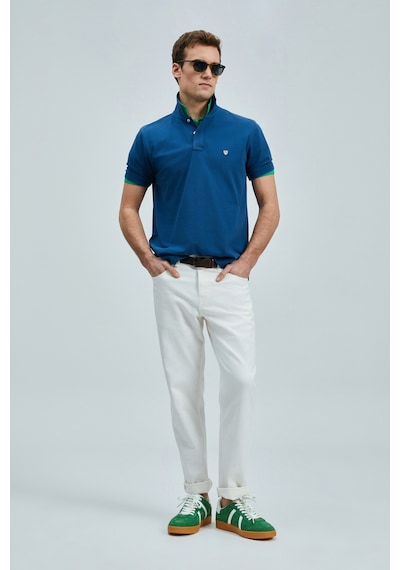 Lufian Erkek T Shirt 111040206s2 Açık Lacivert-saks Lacivert - Saks