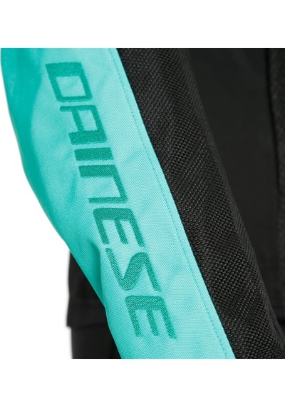 Dainese Ribelle Air Black Acqua Green Kadın Tekstil Mont Siyah - Yeşil