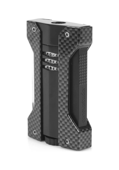 Conquistador Tek Torch Pürmüz Karbon Siyah Defi Extreme Dizayn Metal Puro Çakmağı Cnq-023