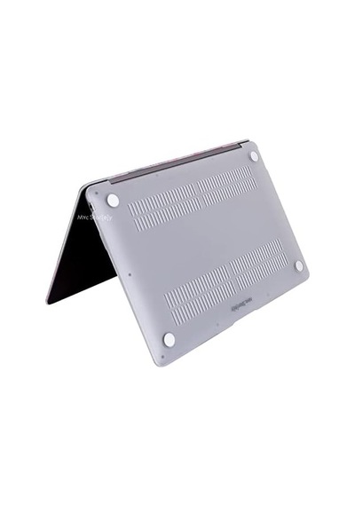 Macbook Pro 13 Çiçek Desenli Kılıf A1706 A1708 A1989 A2159 A2251 A2289 A2338 M1 M2 Uyumlu Baskılı Kristal Sert Kılıf Koruyucu Kapak Mor