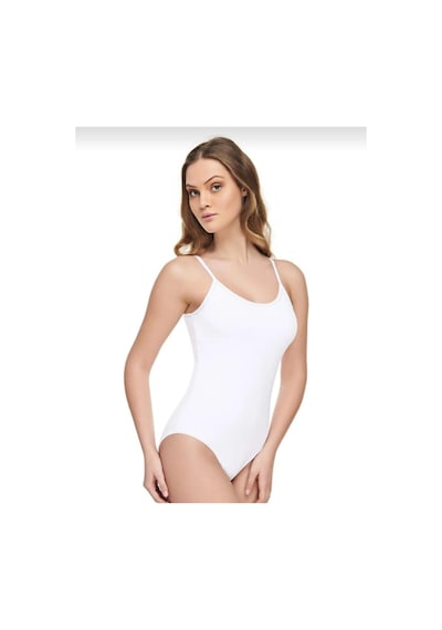 Tutku Elit 2004 Kadın Modal İp Askılı Çıtçıtlı Body 3 Adet beyaz