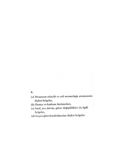 Özlük Dosyası (öğretmen –personel) Plastik Klasör Tipi Siyah