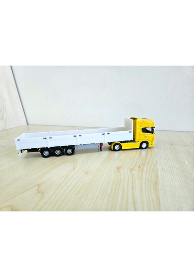 1/64 Ölçek Scanıa R730 Sal Dorseli Tır Maketi 25 Cm Boy