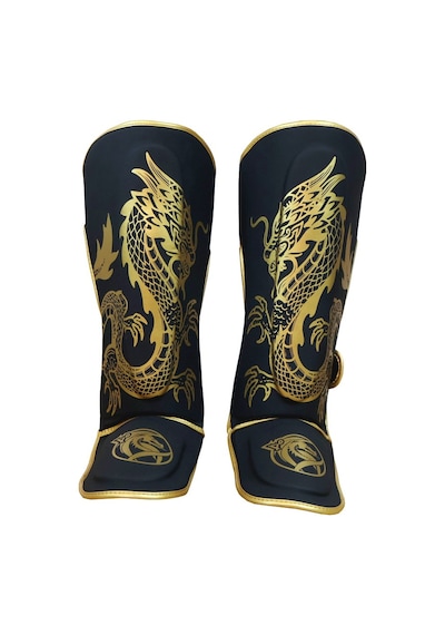Dragondo 40712-p Gold Fury Kaval Ayak Koruyucu Kick Boks Kaval Koruyucu Siyah