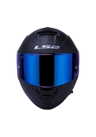 Ls2 Storm 2 Gökkuşağı Vizörlü Motosiklet Kaskı Mat Siyah