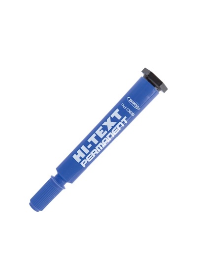 Hi-text Markör Permanent Kesik Uçlu Mavi 830pc Çok Renkli
