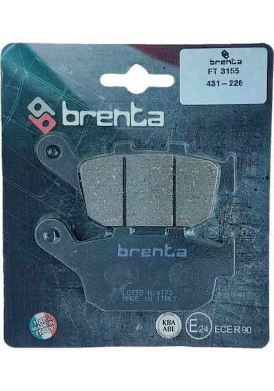 Brenta 431-226 2010-2017 Honda Cbr 250 R Uyumlu Arka Fren Balatası Organik Balata