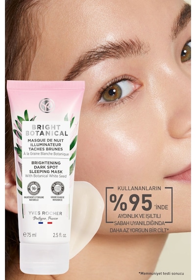 Yves Rocher Bright Botanical Leke Karşıtı ve Aydınlatıcı Uyku Maskesi 75 ML
