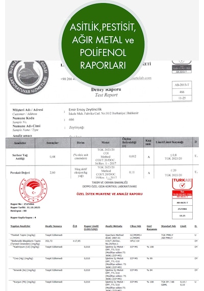 5 Lt Soğuk Sıkım Zeytinyağı Erken Hasat , Edremit Tipi Zeytin , Sızma
