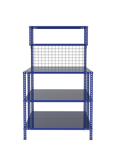 3 Katlı Duble Mavi Paketleme Masası 118x93 Cm - 2 Raflı Tel Kafesli , Atölye, Depo, Hobi Çalışma Masası Mavi 3 Katlı Duble Mavi Paketleme Masası 118x93 Cm - 2 Raflı Tel Kafesli , Atölye, Depo, Hobi Çalışma Masası Mavi
