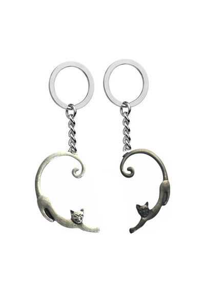 Best Friends Yin Yang Kedili İkili Çift Kalp Sevgili Anahtarlık