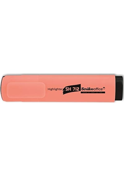 Scrikss Office Fosforlu Kalem Pastel Turuncu Sh712 Turuncu