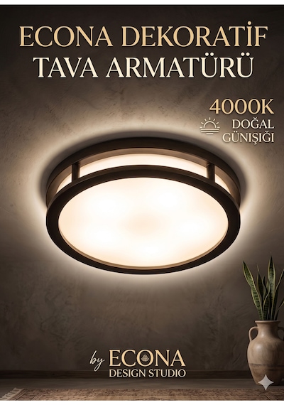 Doğal Günışığı 4000k Aydınlatma Glop Armatürü Led Avize Aplik Balkon Banyo Koridor Lambası Led Güçlü Işık Doğal Günışığı-4000k