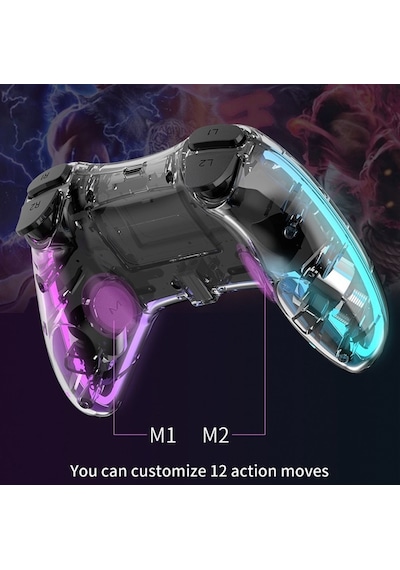 Wireless Gaming Controller Kablosuz Gamepad Telefon/Android/Uyumlu iOS/PC/PS4/TV Box Oyun Kolu
