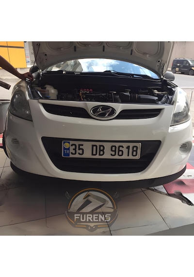 Hyundai İ20 2008-2014 Uyumlu H Lip Esnek Ön Lip 2 Parça Karlık Ön Ek Tampon Altı Dill