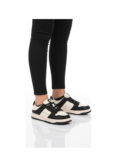 Pierre Cardin Siyah Beyaz Bağcıklı Taş İşlemeli Hafif Kadın Sneaker Pcı-11505 G Siyah-Beyaz Pierre Cardin Siyah Beyaz Bağcıklı Taş İşlemeli Hafif Kadın Sneaker Pcı-11505 G Siyah-Beyaz