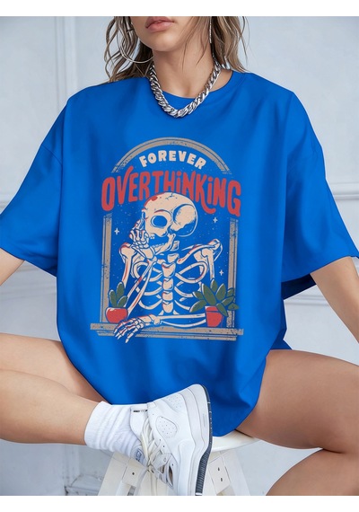 Noıssey Urban Pop Graphic Kadın Tişört Koleksiyonukod 5087 Saks