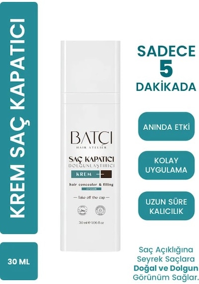 Batçı Hair Atelier Saç Kapatıcı Dolgunlaştırıcı Sıvı Krem 30 ML