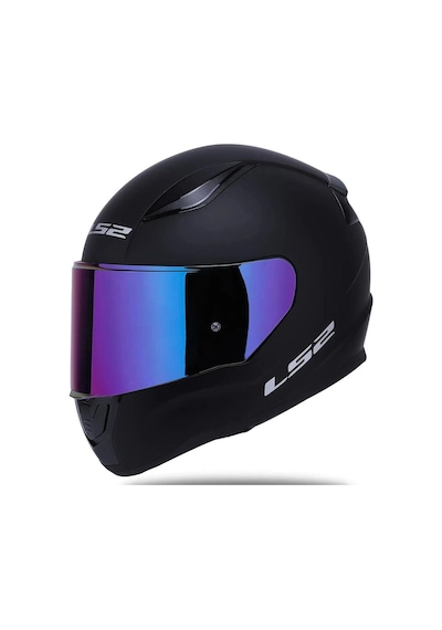 Ls2 Rapid 2 Mat Siyah Gökkuşağı Vizörlü Kask