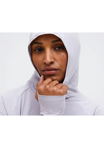 Peak Performance W Repel Upf Hooded Ls Tee Kadın Günlük Uzun Kollu Tişört G80742020t Mor
