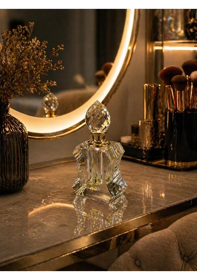 Aurora Crystal Diamond Parfüm Şişesi Lüks Dekoratif Makyaj Masası Aksesuarı