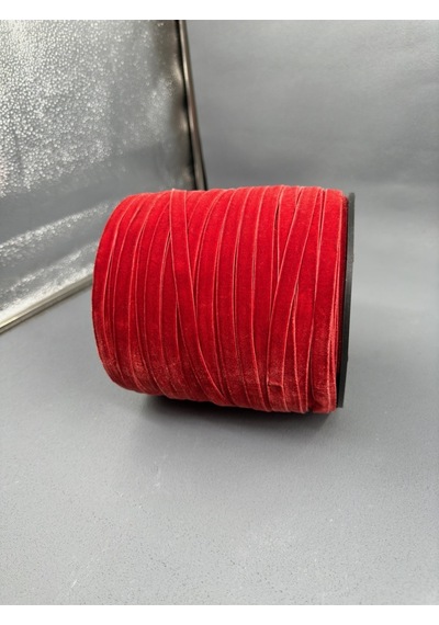 Paşateks- 1 Cm Düz Kadife-5 Metre -s.kiremit