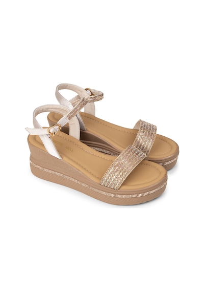 Deery Kadın Bej Platform Sandalet - K0061zbejc01