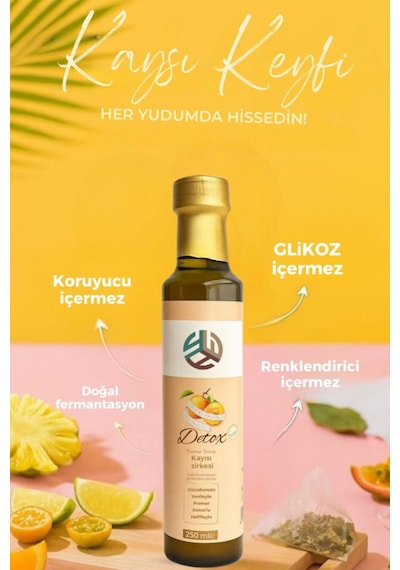 Promar  Ananas Sirkesi 250 Ml + Kayısı  Sirkesi 250 Ml