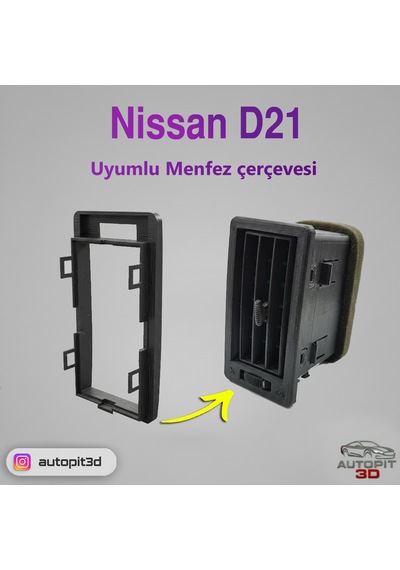 Nıssan D21 Uyumlu Havalandırma Menfezi Çerçevesi Nıssan D21