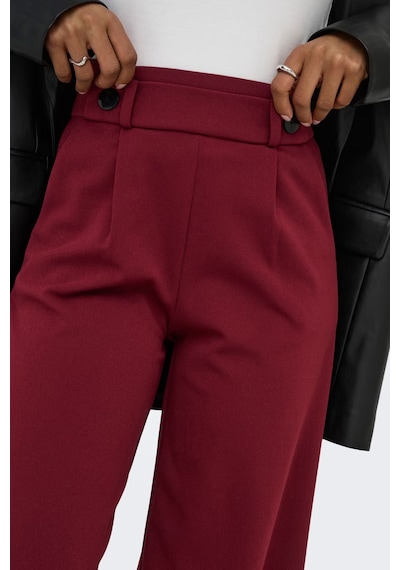 Jdy Jdygeggo Regular Fit Normal Bel Geniş Paça Pantolon Bayan Pantolon 15208430 Vişne