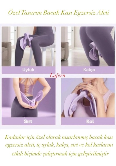 Özel Tasarım Kadınlar İçin Bacak Kası Egzersiz Aleti İç Uyluk Pelvik Kalça Sırt Kol Kası Vücut Form Çok Renkli