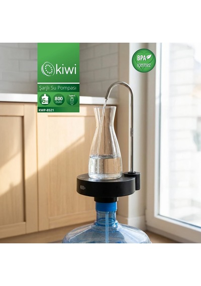 Kwp-8521 Stantlı Damacana Pompası - Siyah - 15x16 Cm Çok Renkli