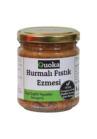 Quoka Hurmalı Fıstık Ezmesi 200 G