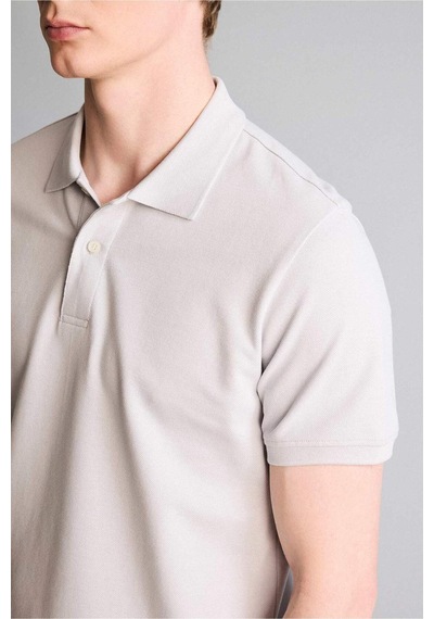 Defacto Regular Fıt %100 Pamuk Polo Tişört E9504ax26sppr521 Mor-pr521