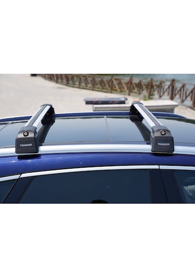 Nıssan Qashqaı J12 2021-sonrası Trx2 Carrier Kilitli Ara Atkı Taşıyıcı Tavan Barı Siyah