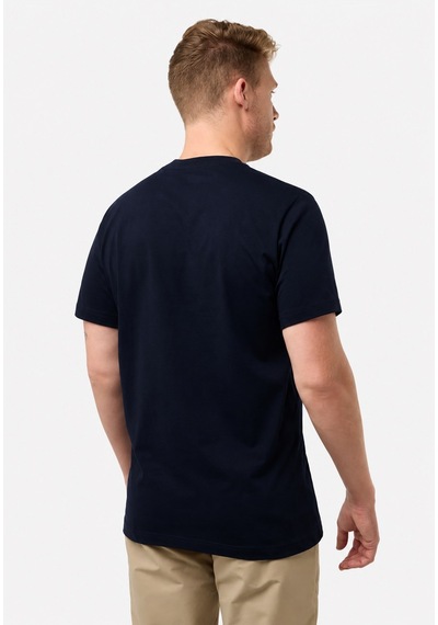 Jack Wolfskin Bergblick T M T-shirt Dark Navy Lacivert