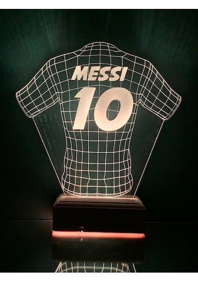 Futbol Sevenlere Hediye Tasarım 3D Led Forma Gece Lambası