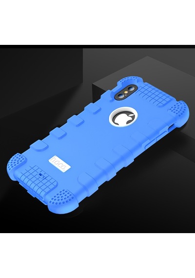 Hoco Apple Uyumlu iPhone X Xs 360 Zirh Ultra Koruma Silikon Kilif 142423258 - Renk / Sari