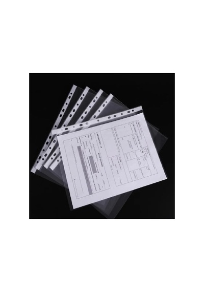 5 Paket Noki Eco Şeffaf Poşet Dosya 100 Adet X 5 Toplam 500 Adet Genel