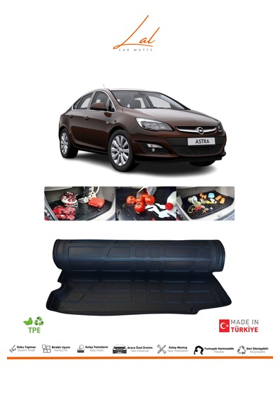 Opel Astra J Sedan İnce Stepne 3d Bagaj Havuzu 2012-2018