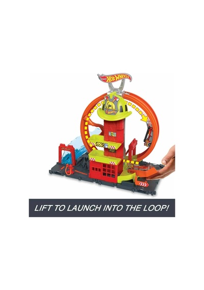 Hkx41 Hot Wheels Çember Pistli Iftaiye Istasyonu
