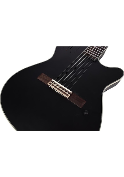 Tayste Cg-100eq Bk Silent Elektro Klasik Gitar